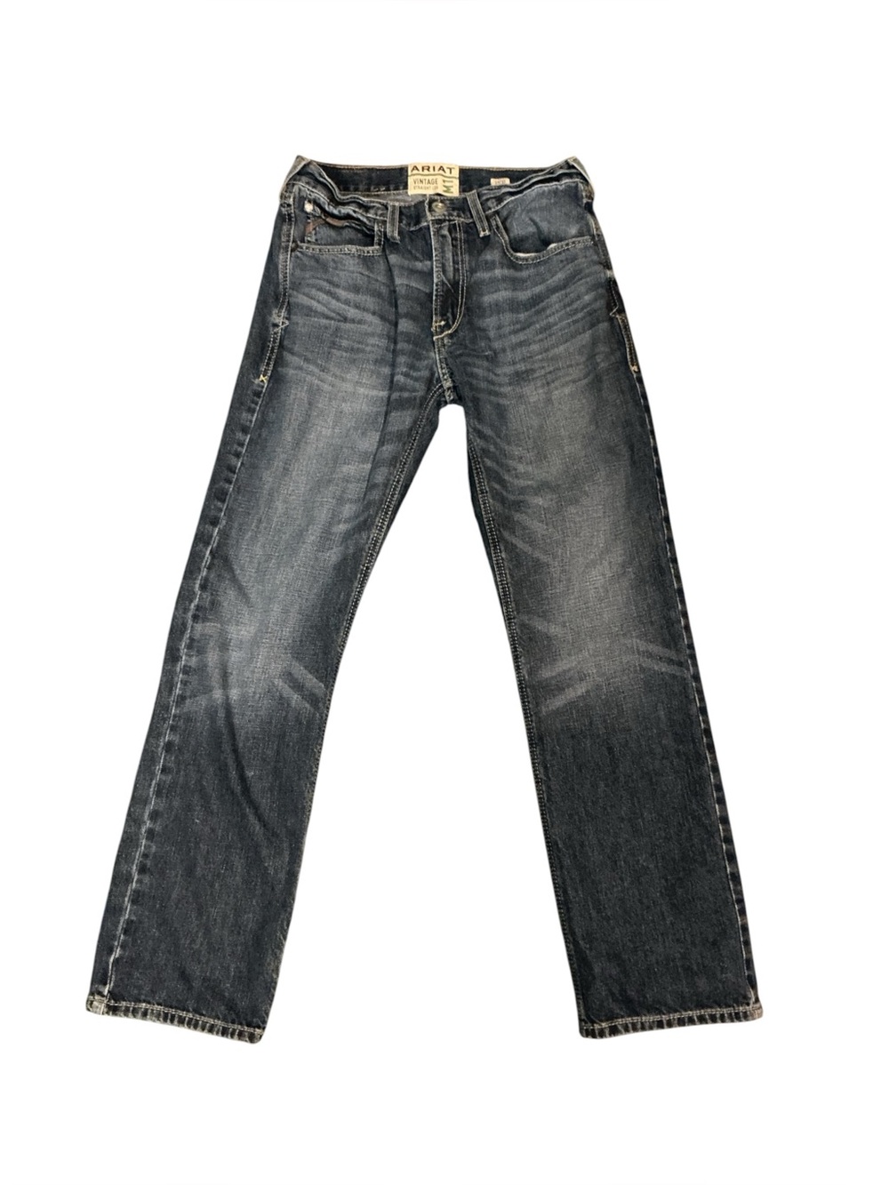 ARIAT M 1 Vintage Straight Leg Blue Jeans